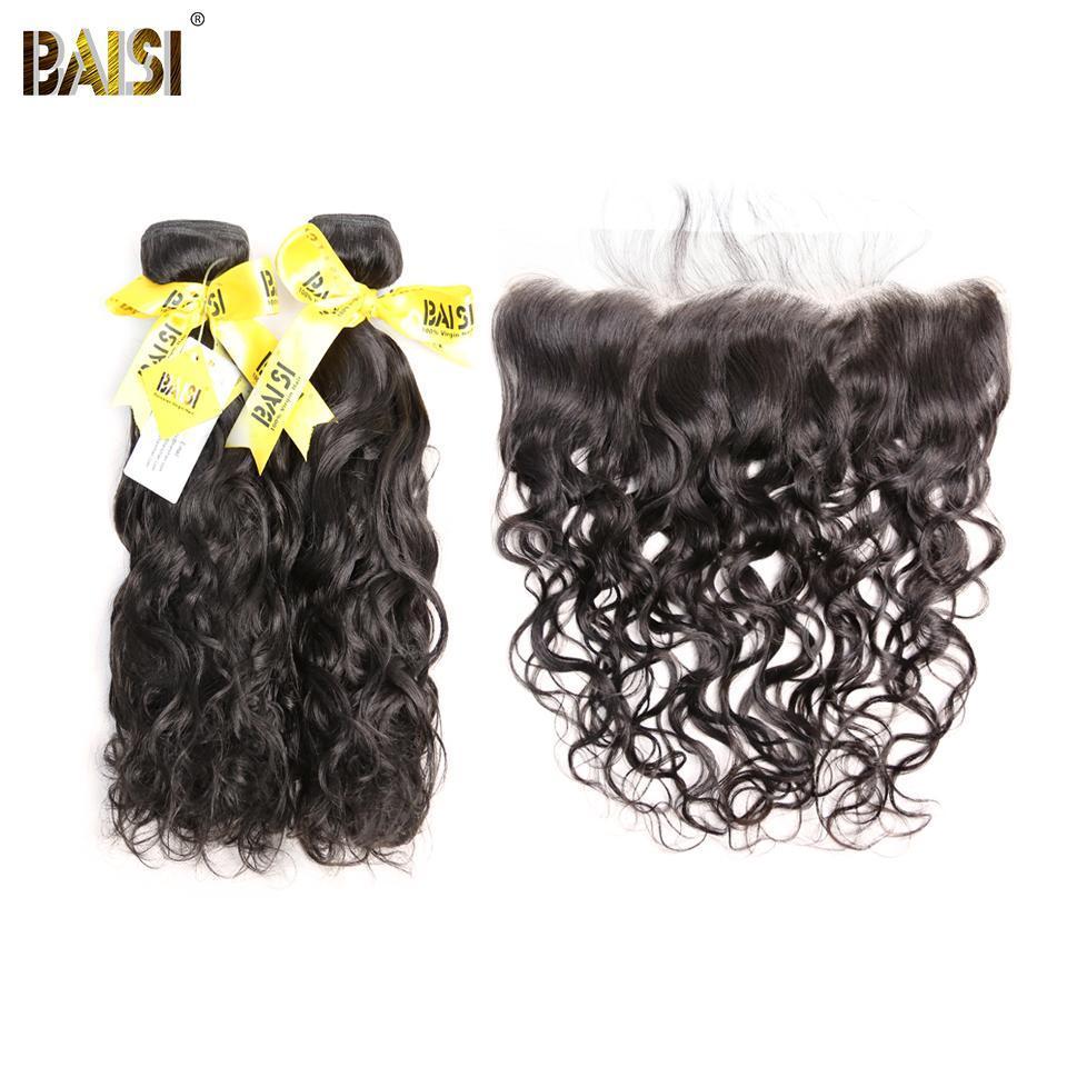 BAISI 12A Raw Peruvian Water Wave Bundles with Closure/Frontal - Image 4