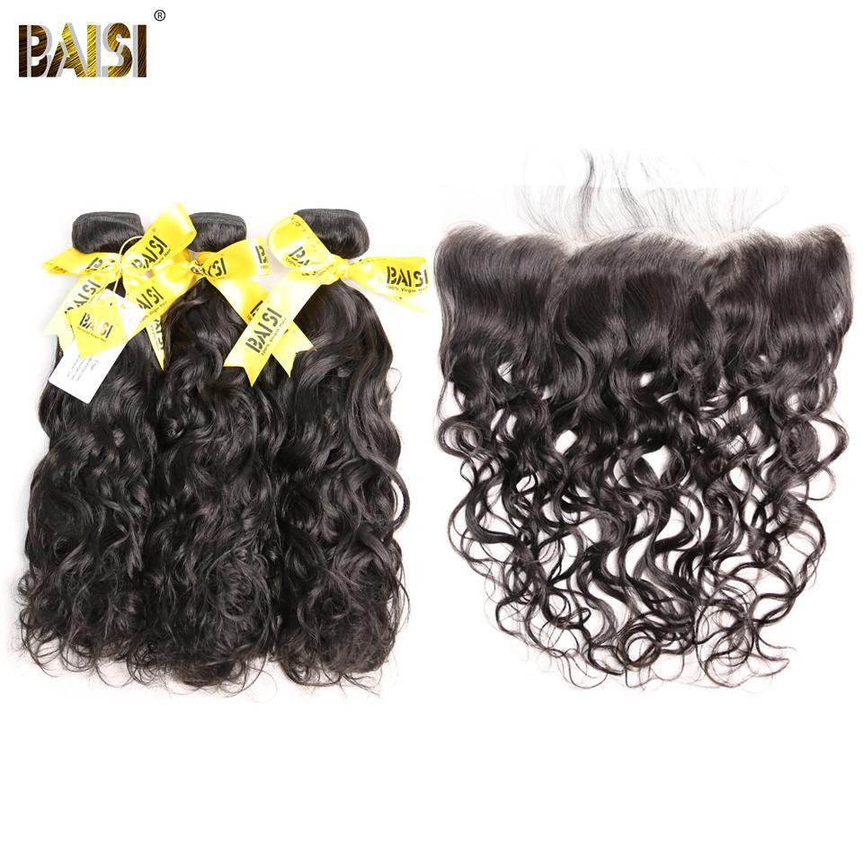 BAISI 12A Raw Peruvian Water Wave Bundles with Closure/Frontal - Image 6
