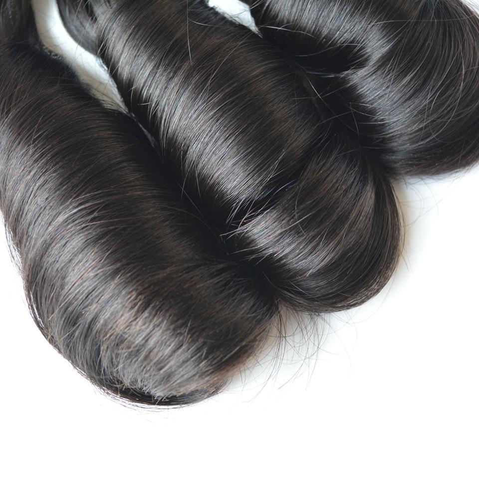 BAISI 10A Hair Weave Brazilian Virgin Funmi Hair Egg Curl - Image 3