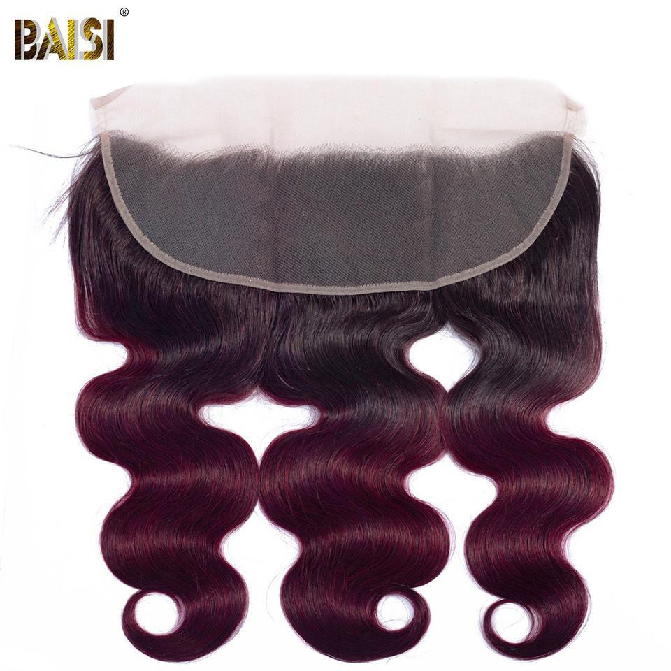 BAISI 12A 1B 99J# Body Wave Bundles with Closure/Frontal Deal - Image 6