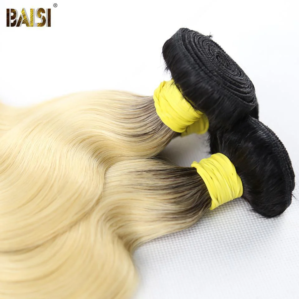BAISI 10A 1BT 613# Body Wave Eurasian Blonde Hair - Image 4