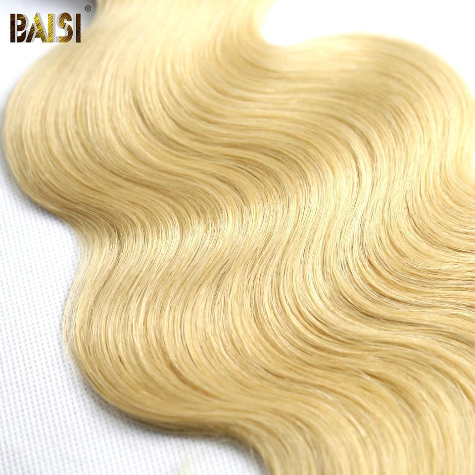 BAISI 10A 1BT 613# Body Wave Eurasian Blonde Hair - Image 5