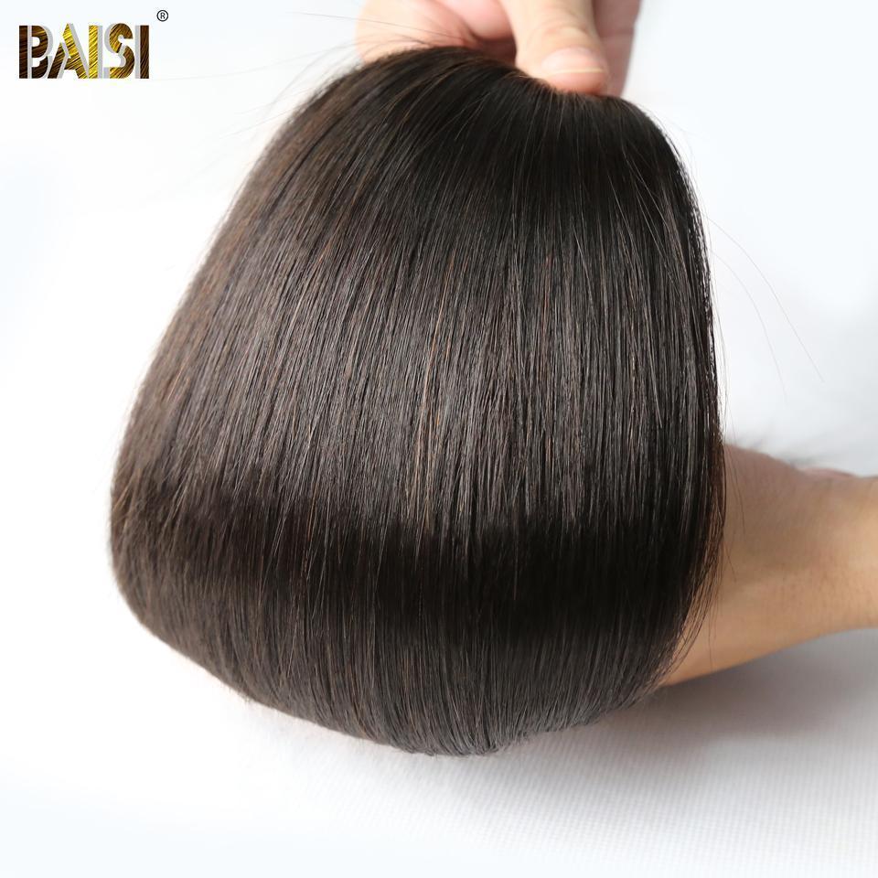 BAISI 12A Raw Hair Weave Virgin Hair Straight - Image 3