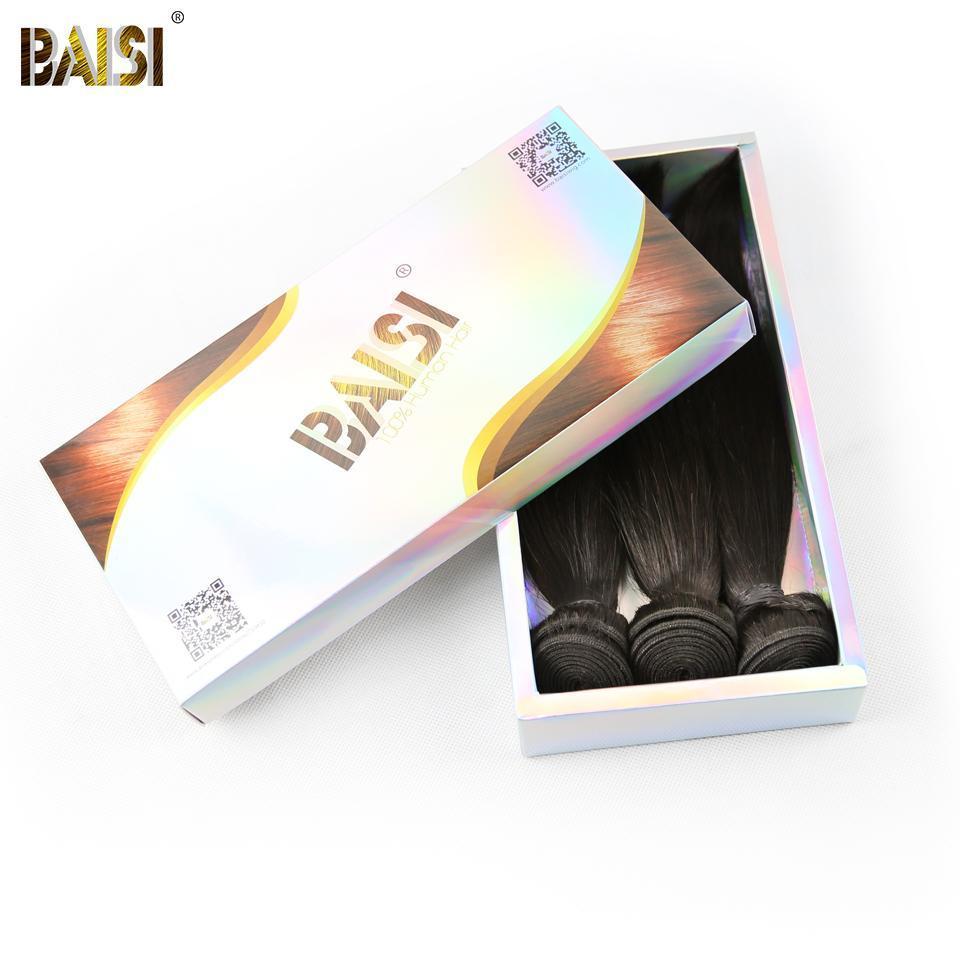 BAISI 12A Raw Hair Weave Virgin Hair Straight - Image 5