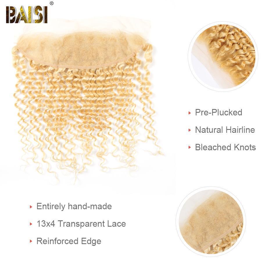 BAISI 613# Deep Wave Blonde Bundles with Closure/Frontal - Image 7