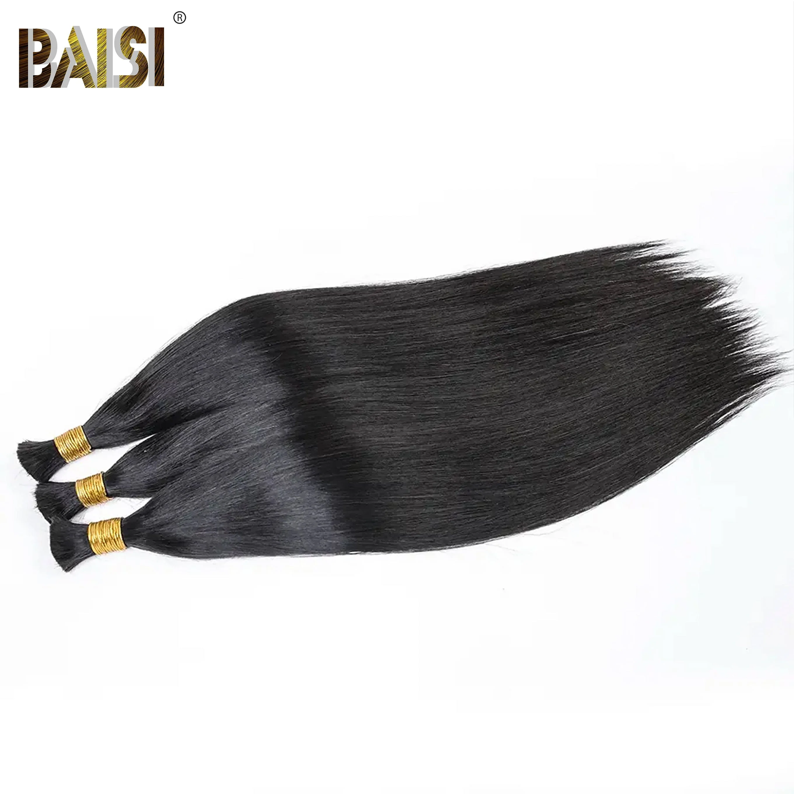 BAISI 10A Silk Virgin Hair Extensions No Weft - Image 4
