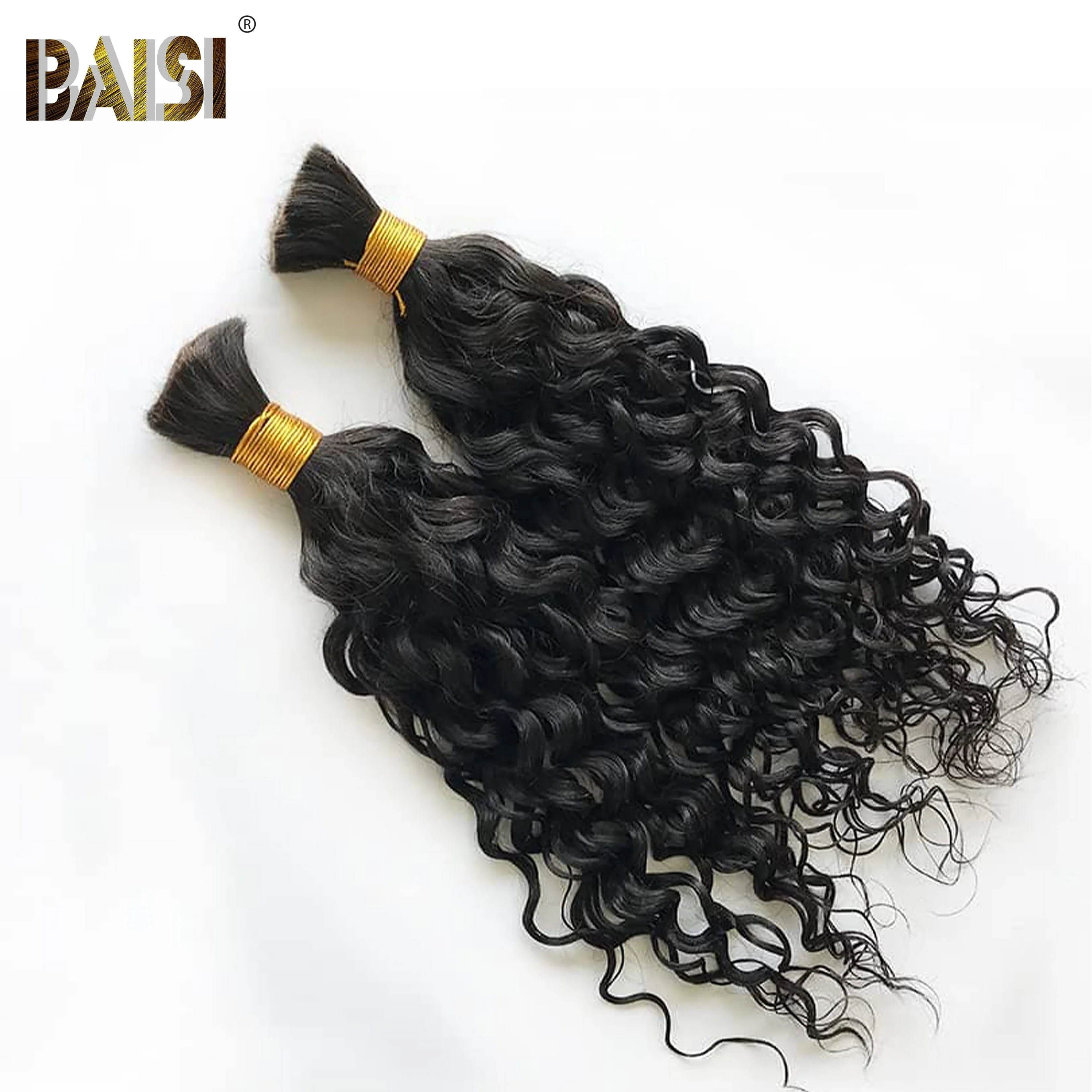BAISI 10A Water Wave Hair Extensions No Weft - Image 3