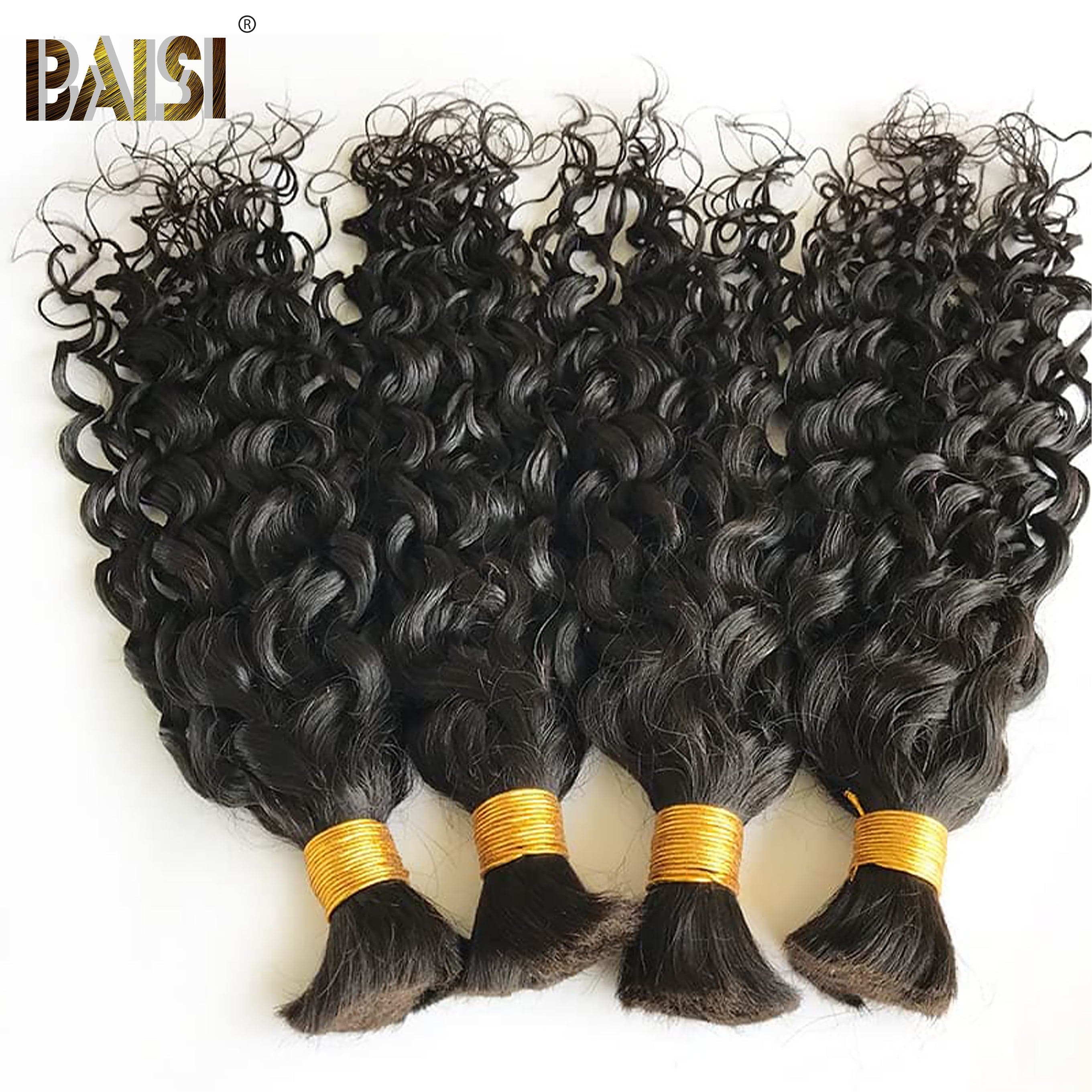 BAISI 10A Water Wave Hair Extensions No Weft - Image 4