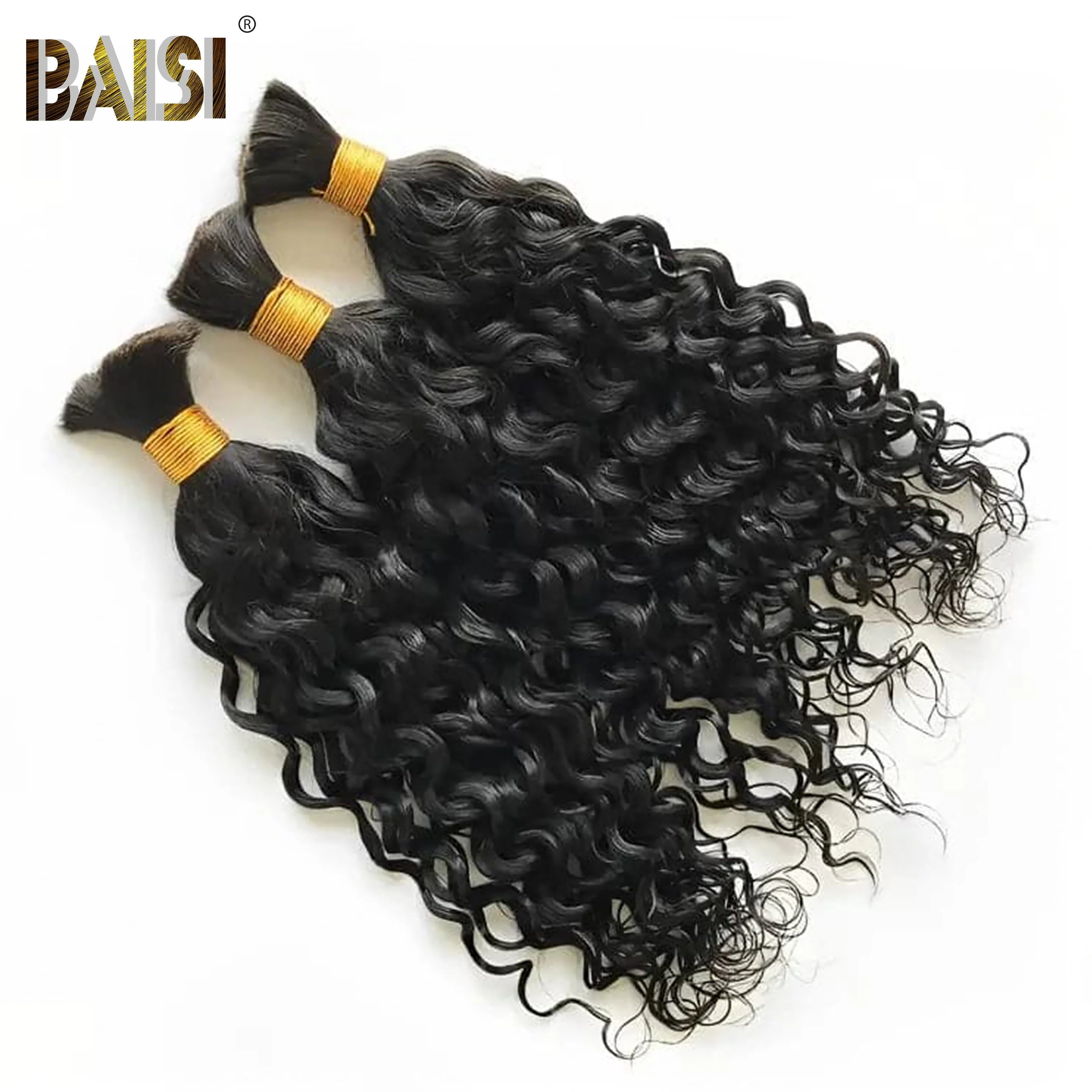 BAISI 10A Water Wave Hair Extensions No Weft - Image 6
