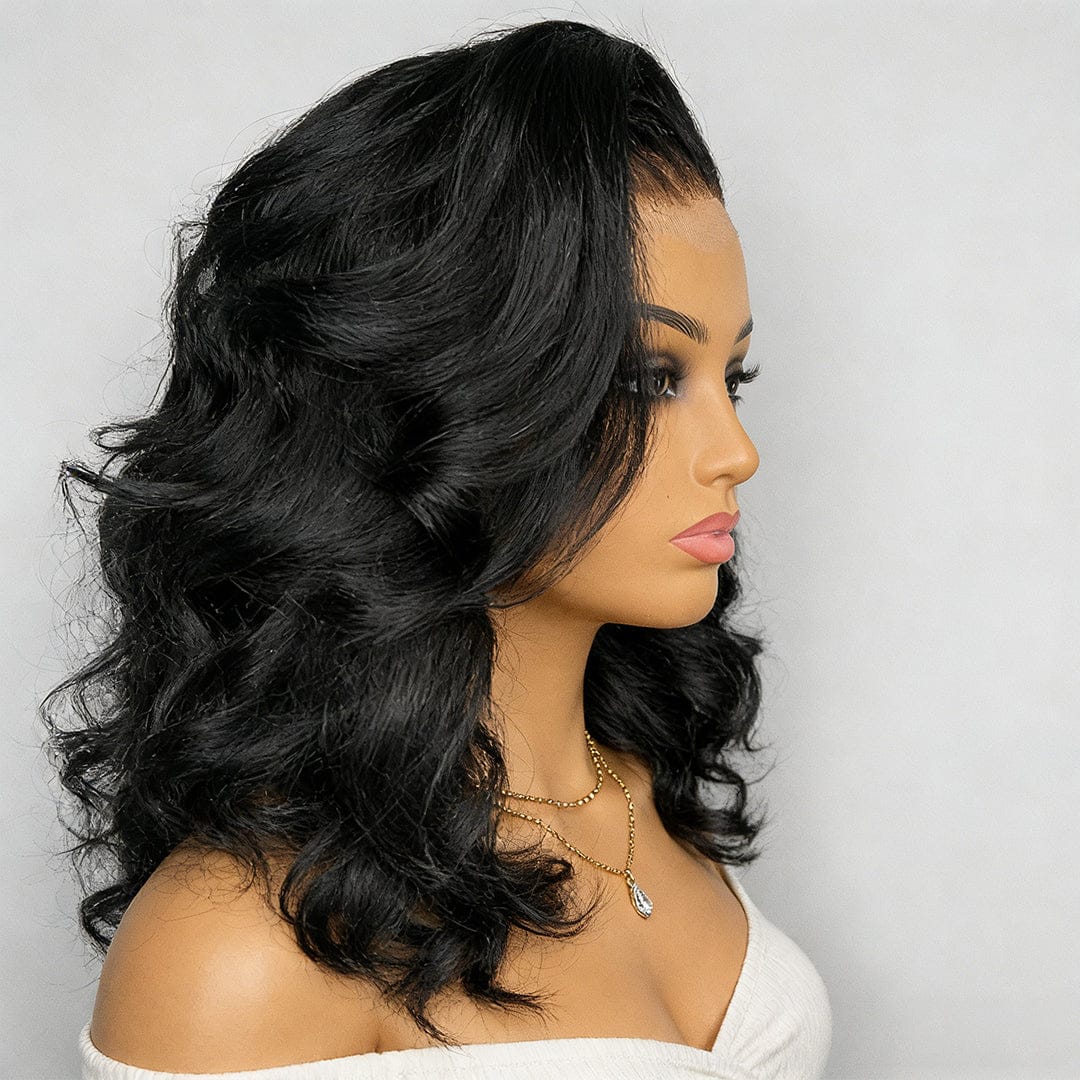 BAISI 13X4 16inch Body Wave Lace Wig - Image 3