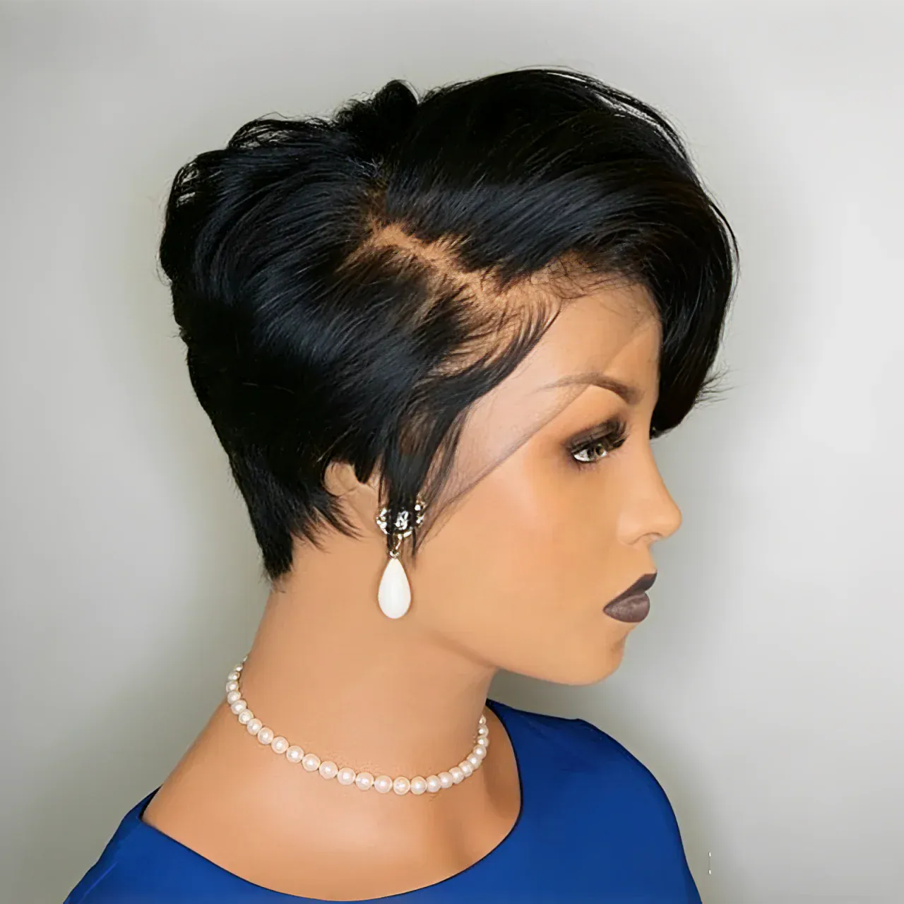 Baisi $79 Wholesale Price ixie Cut Wig PrePlucked Hairline 100% Human Hair - Image 3