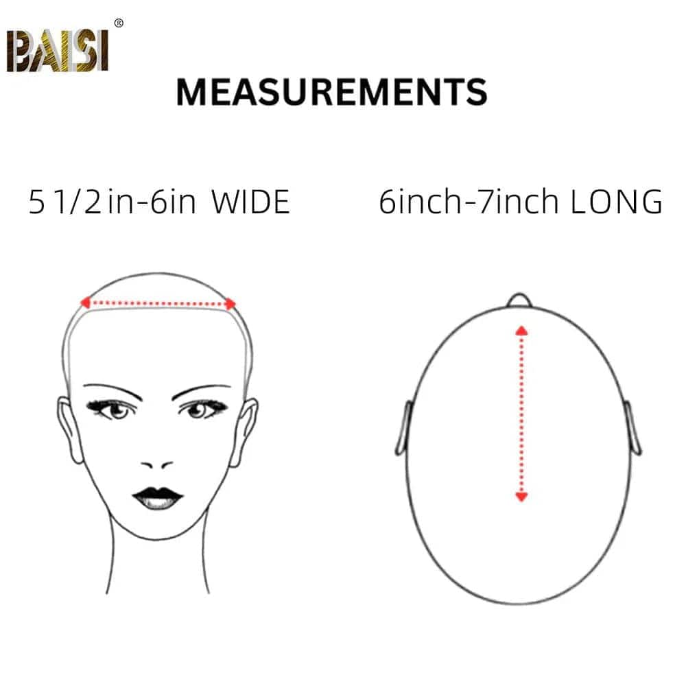 BAISI Dark Salt And Pepper Straight Partial Topper(Not A Wig) - Image 6