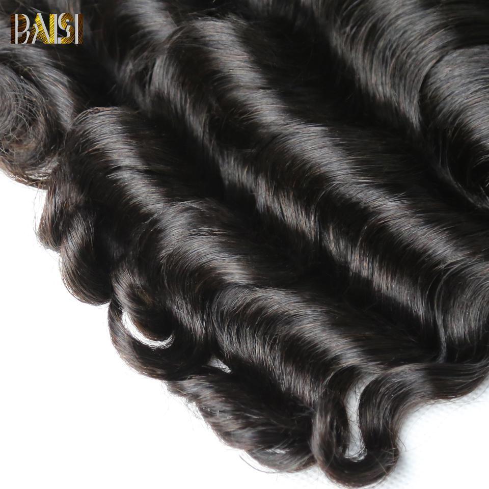 BAISI 10A Hair Weave Brazilian Virgin Hair Natural Wave - Image 6