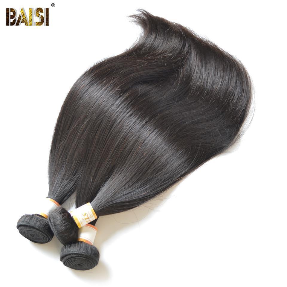 BAISI 10A Silk Virgin Hair Straight Bundle - Image 4