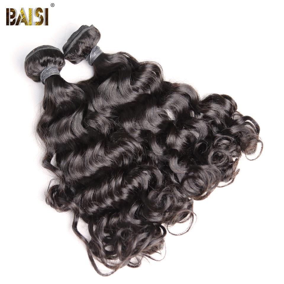 BAISI 10A Hair Weave Brazilian Virgin Hair Water Wave - Image 3