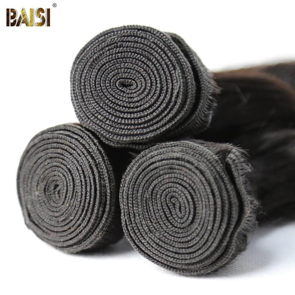 BAISI 10A Hair Weave Brazilian Virgin Hair Water Wave - Image 4