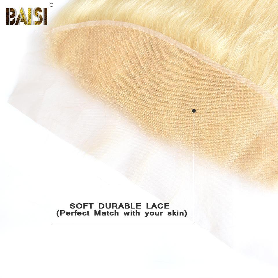 BAISI 10A Blonde 613# Straight Lace Frontal 13x4 - Image 4