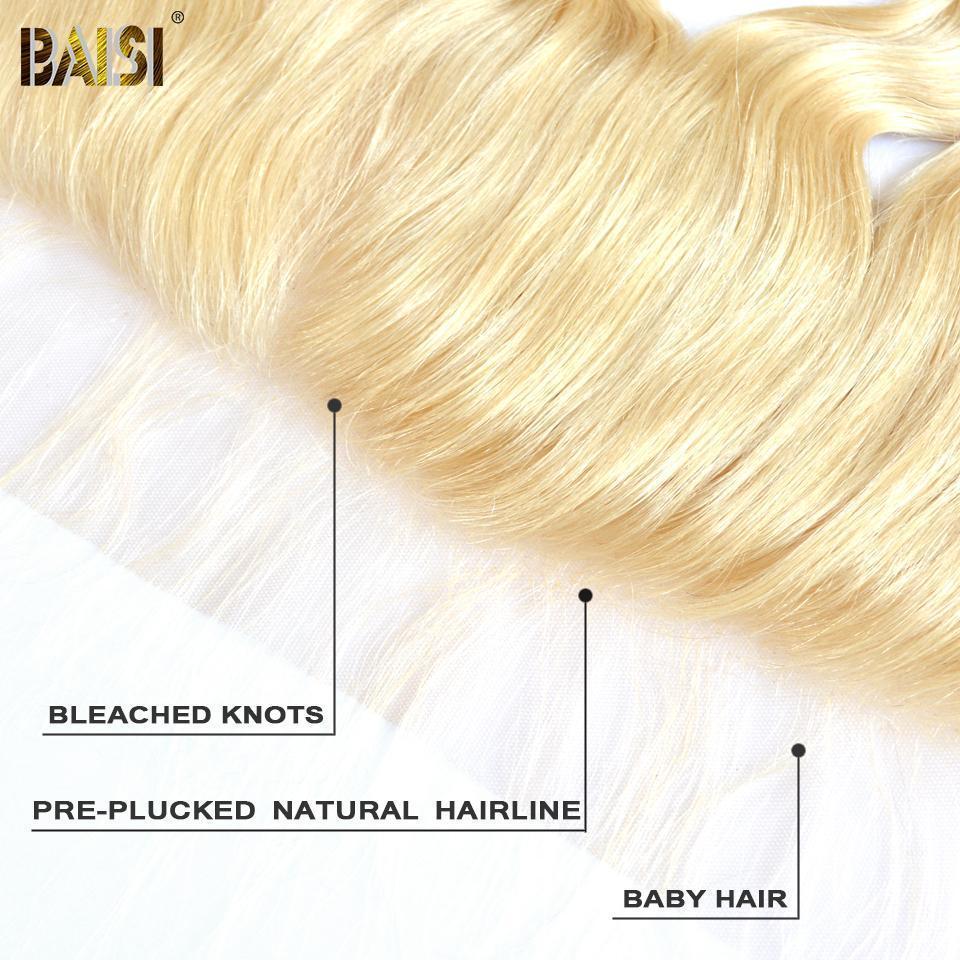 BAISI 10A Blonde #613 Body Wave Lace Frontal 13x4 - Image 3