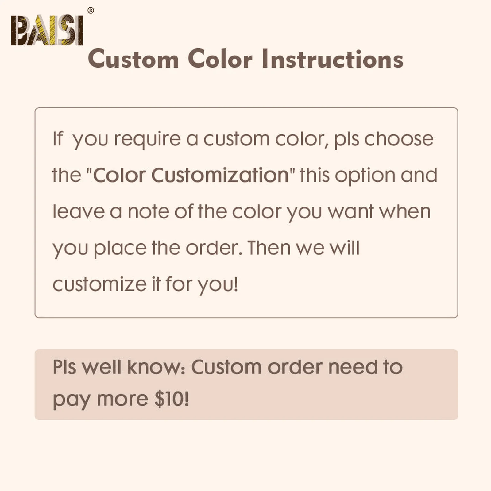BAISI Blonde With Orange Highlight Partial Topper (Not A Wig) - Image 4
