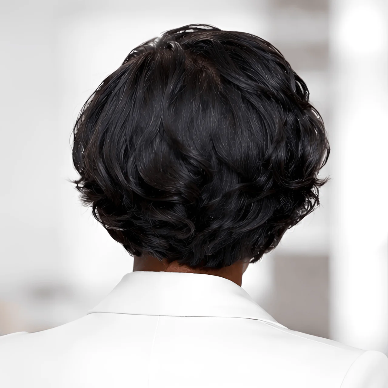 BAISI BOB 13X4 Wavy Lace Short Wig For Black Women - Image 4