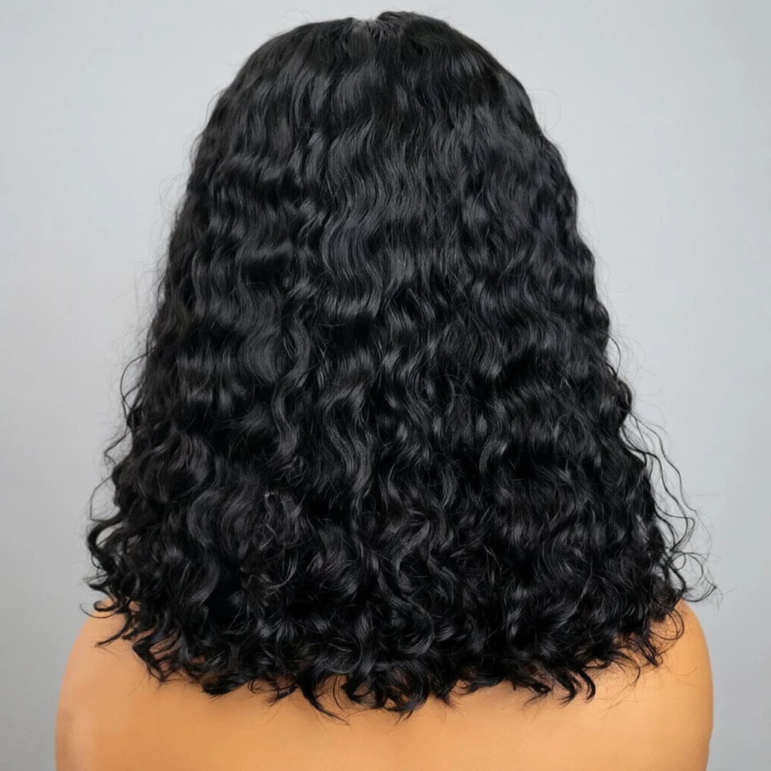 BAISI 12A Deep Wave Lace Bob Wig 100% Human Hair - Image 3