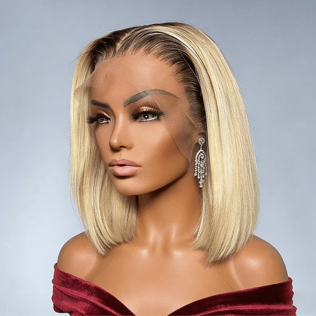 BAISI 13X4 #4/613 Lace Bob Wig - Image 5