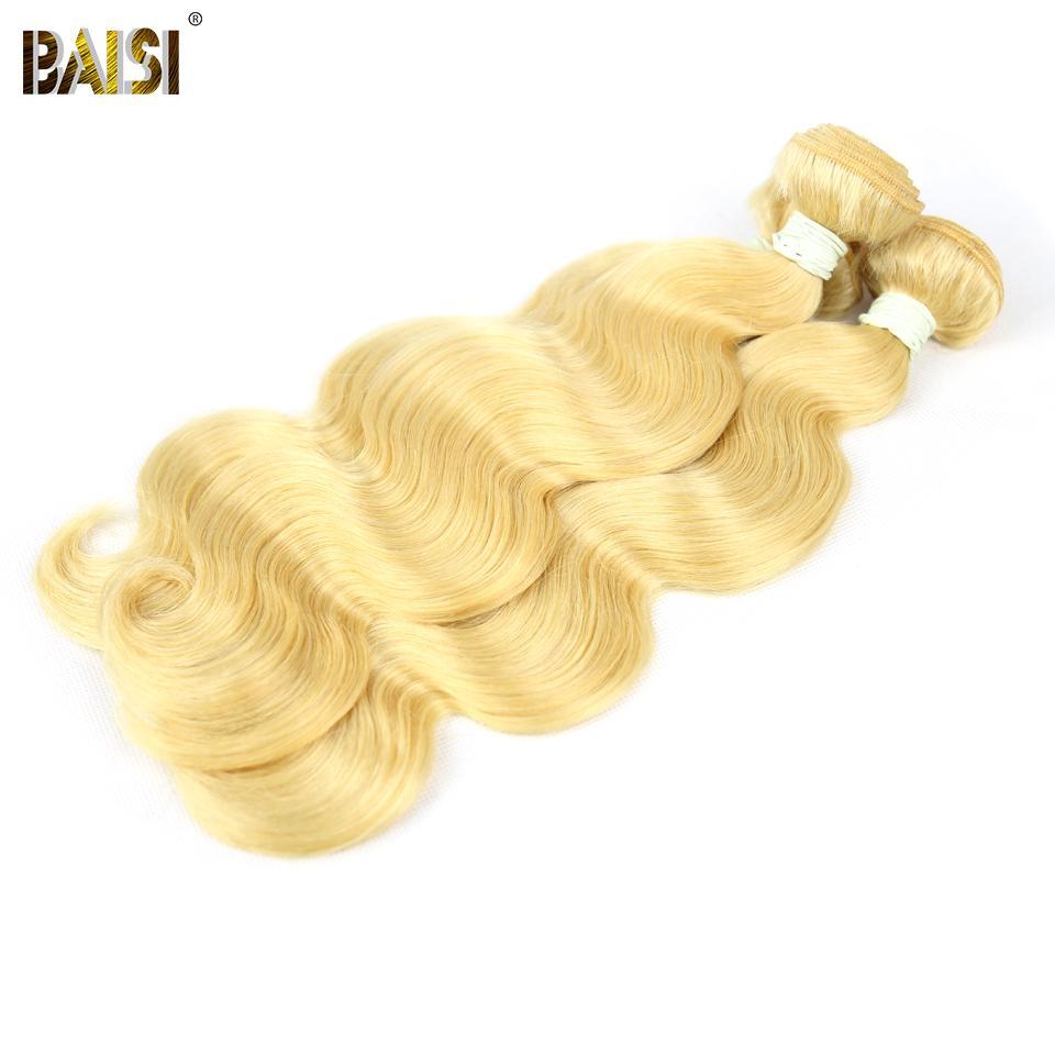 BAISI Eurasian Body Wave Human Hair 12A Grade Blonde 613# Hair - Image 3
