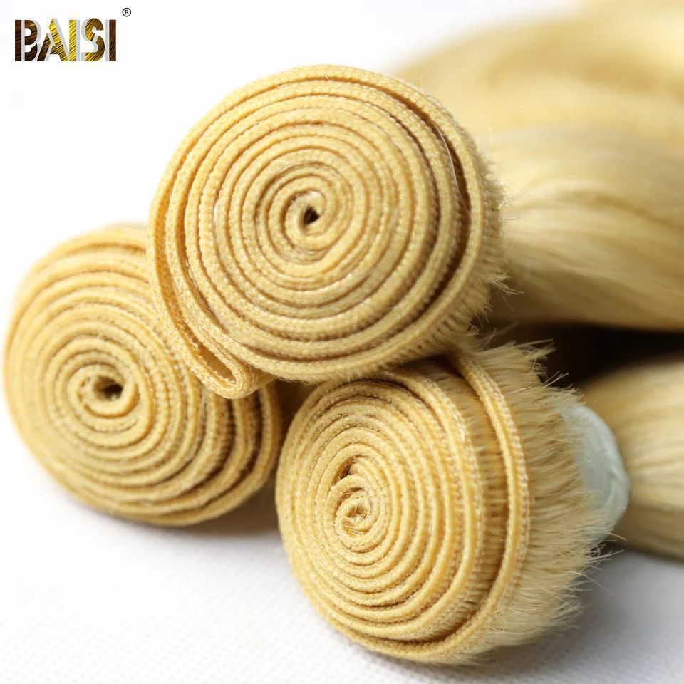 BAISI Eurasian Body Wave Human Hair 12A Grade Blonde 613# Hair - Image 4