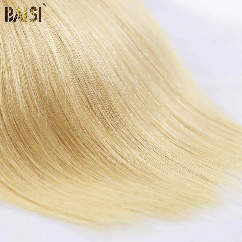 BAISI Eurasian Straight Human Hair 10A Grade Blonde 613# Hair - Image 6