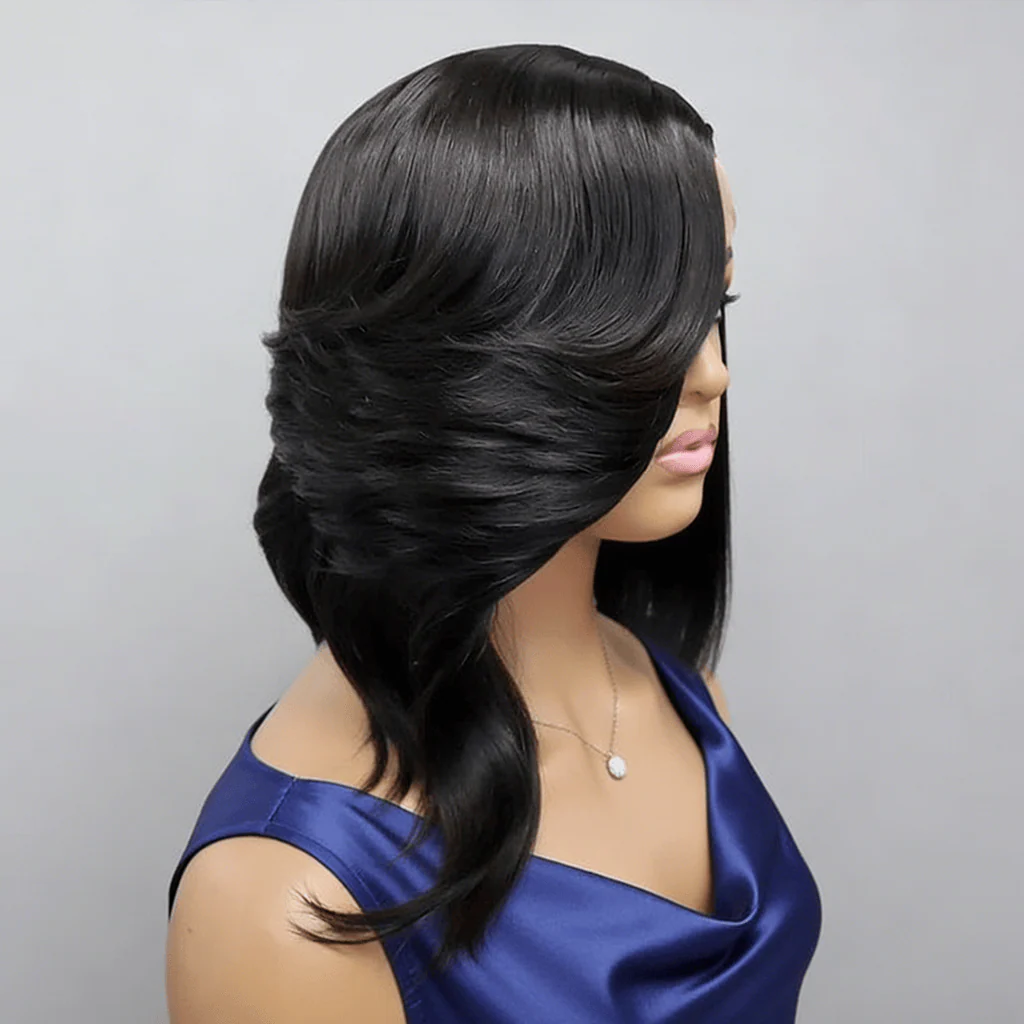 BAISI 5X5 Fashion Side part Bob Lace Wig - Image 3