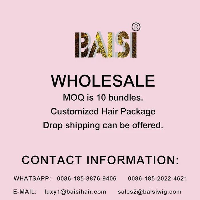 BAISI HD Straight Bob Wig 100% Human Hair - Image 4