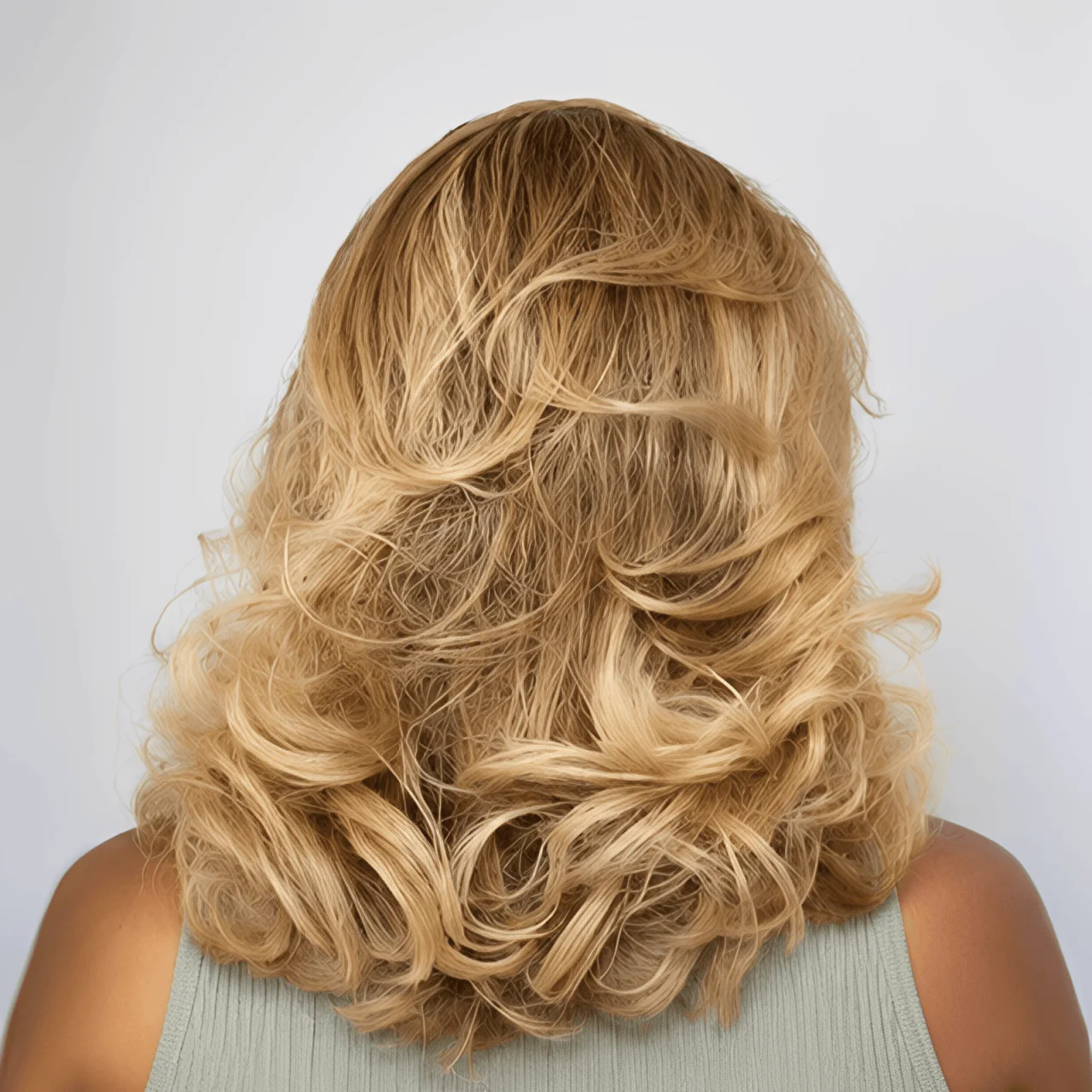 BAISI Lace Double Drawn Ombre Color Wig For Black Women - Image 3