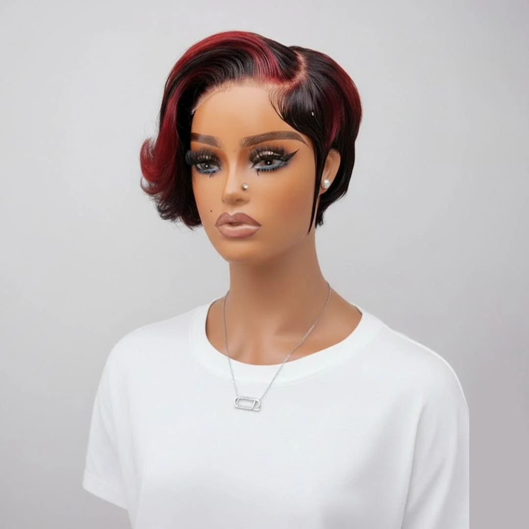 BAISI 5x5 Sexy Side Part Short Style Lace Wig - Image 3