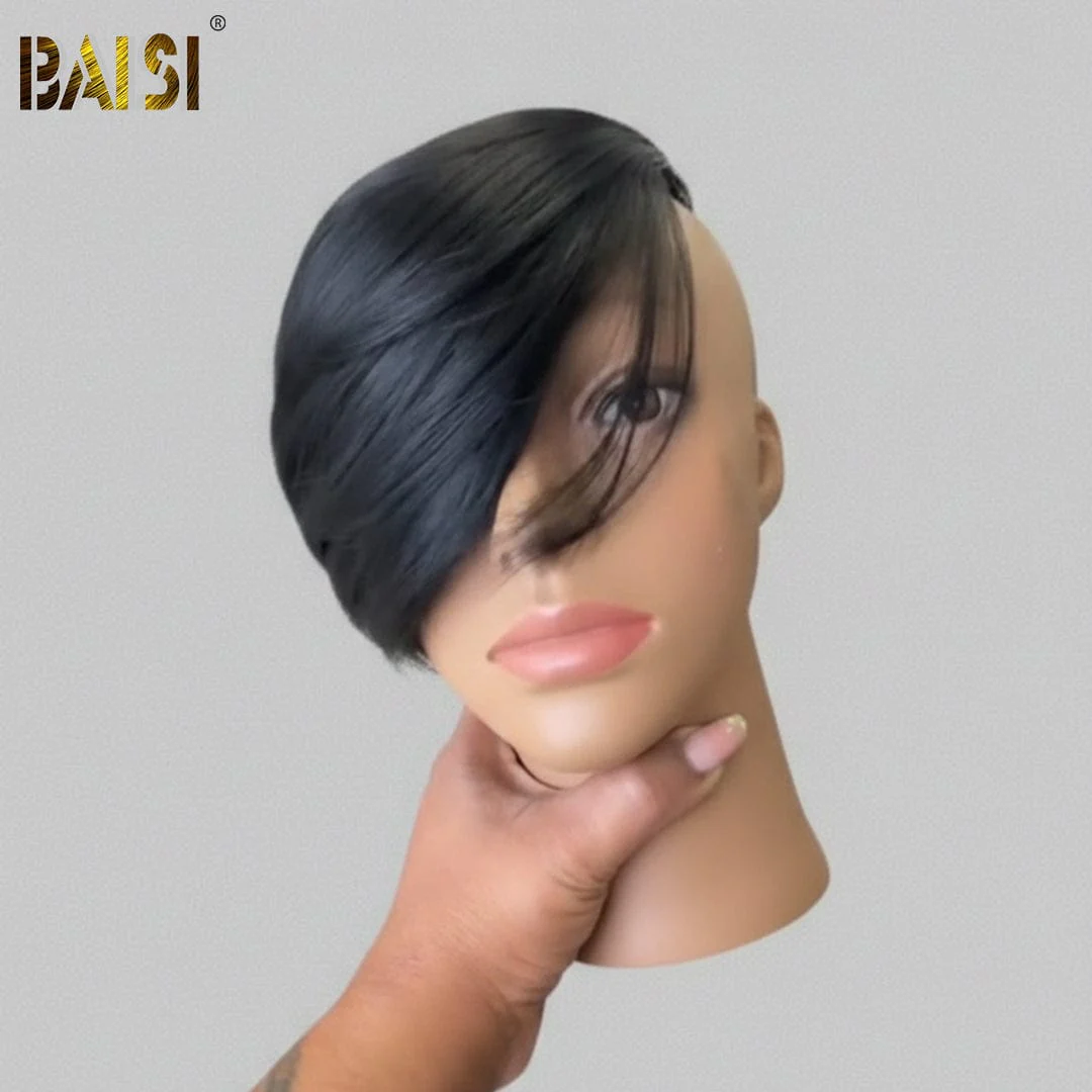 BAISI Side Part Black Straight Partial Topper(NOT A WIG) - Image 3