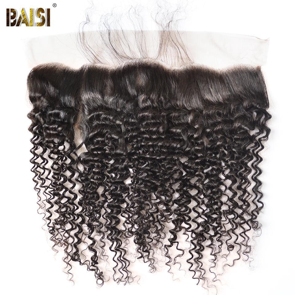 BAISI 12A Raw Peruvian Curly Bundles with Closure / Frontal - Image 7