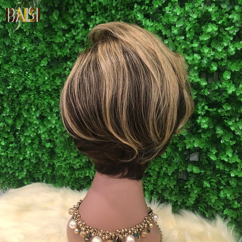 Baisi 13x4 #4/27 Pixie Cut Lace wig - Image 3