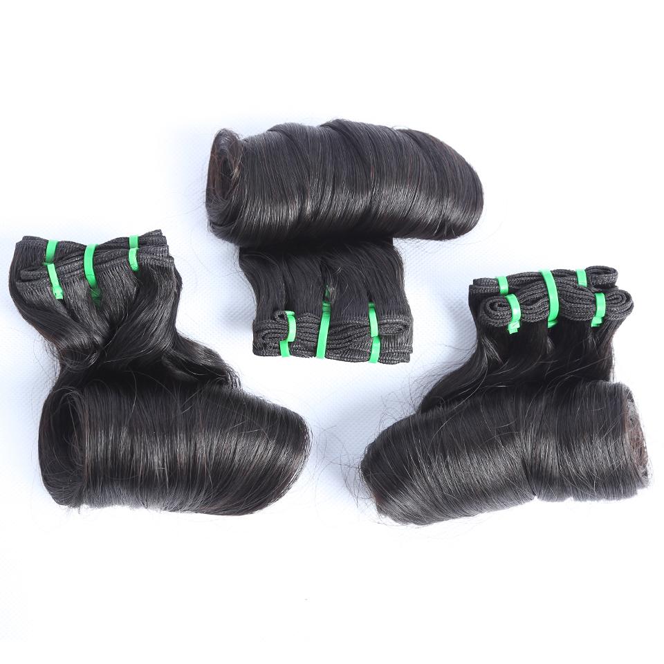 Top Grade Double Drawn 100% Virgin Hair Egg Curl Fumi Hair - Image 3