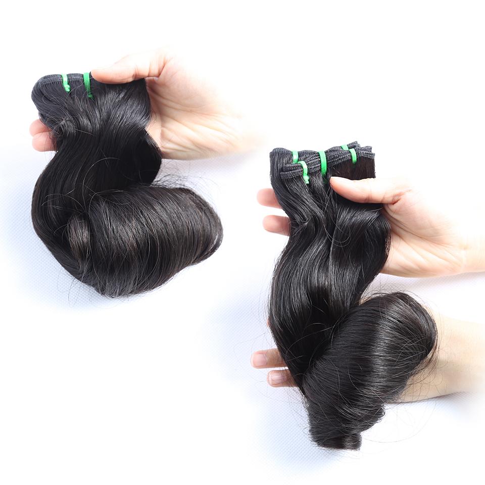 Top Grade Double Drawn 100% Virgin Hair Egg Curl Fumi Hair - Image 5